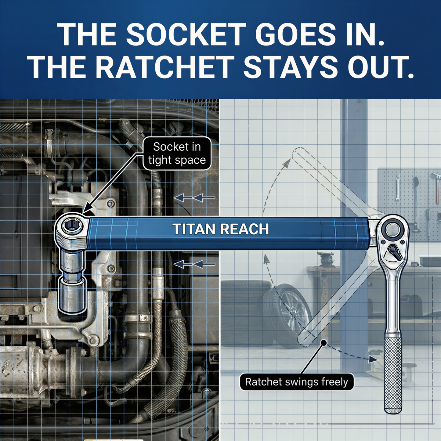 TITANREACH - Offset Extension Wrench